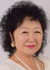 Foto de urna de Dra. Nise Yamaguchi