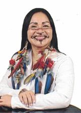 Foto de urna de Cláudia Tikuna