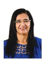 Foto de urna de Dinamene Meireles